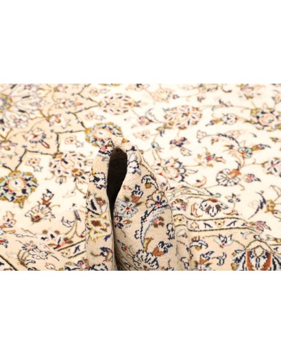 Tappeto Kashan Persia bianco marrone 250x365