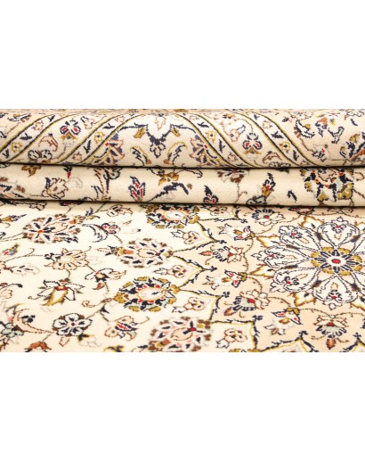 Tappeto Kashan Persia bianco marrone 250x365