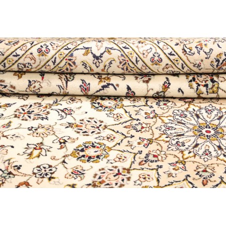 Tappeto Kashan Persia bianco marrone 250x365
