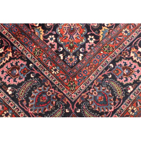 Tappeto Mashad Persia grigio rosso 302x384