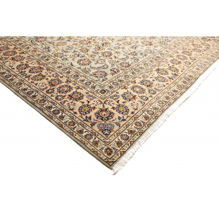 Tappeto Kashan Persia bianco marrone 305x407