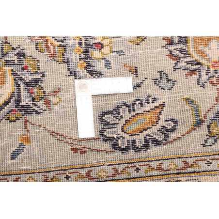 Tappeto Kashan Persia bianco marrone 305x407