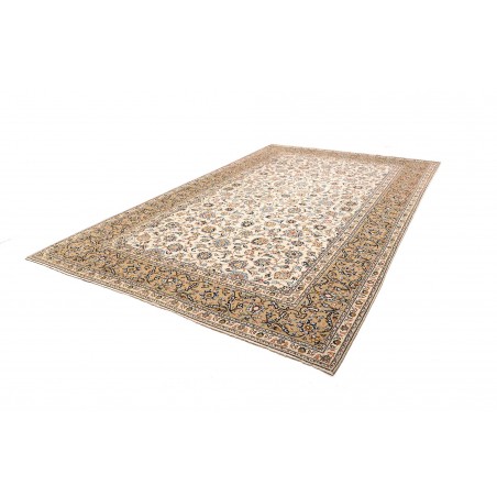 Tappeto Kashan Persia beige grigio 244x370