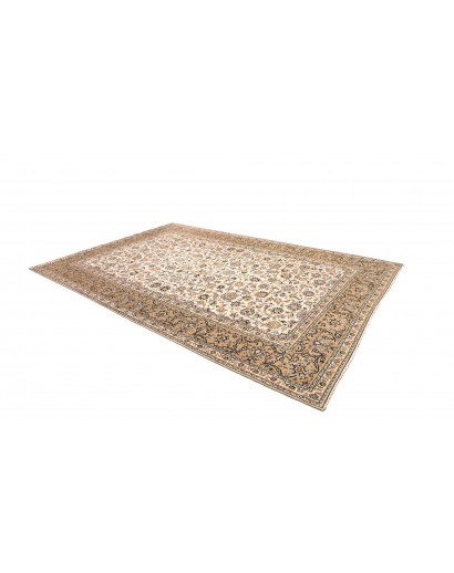 Tappeto Kashan Persia beige grigio 244x370