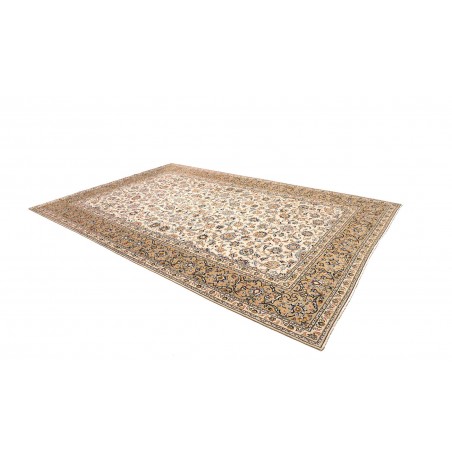Tappeto Kashan Persia beige grigio 244x370