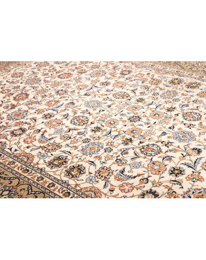 Tappeto Kashan Persia beige grigio 244x370