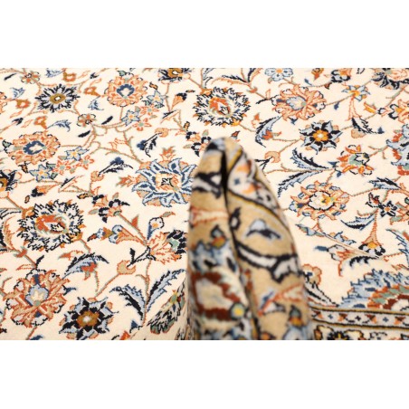 Tappeto Kashan Persia beige grigio 244x370