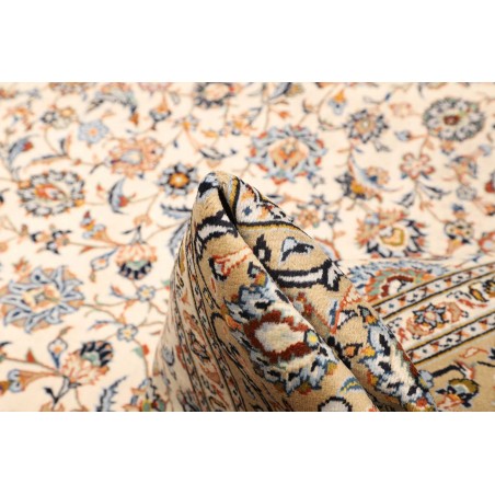 Tappeto Kashan Persia beige grigio 244x370
