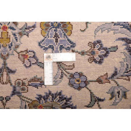 Tappeto Kashan Persia bianco verde 297x393