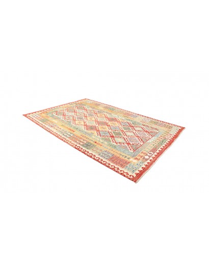 Tappeto Kilim Afghanistan giallo arancione 199x298