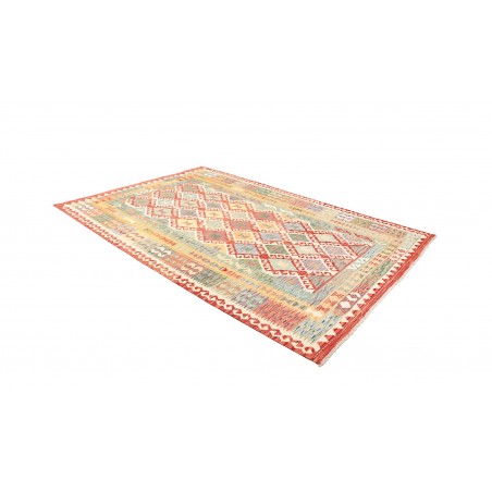 Tappeto Kilim Afghanistan giallo arancione 199x298