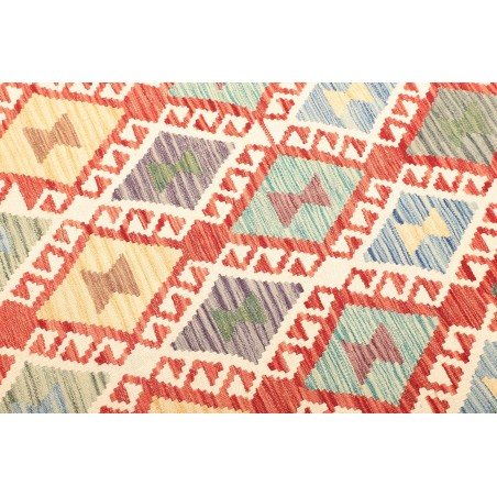 Tappeto Kilim Afghanistan giallo arancione 199x298