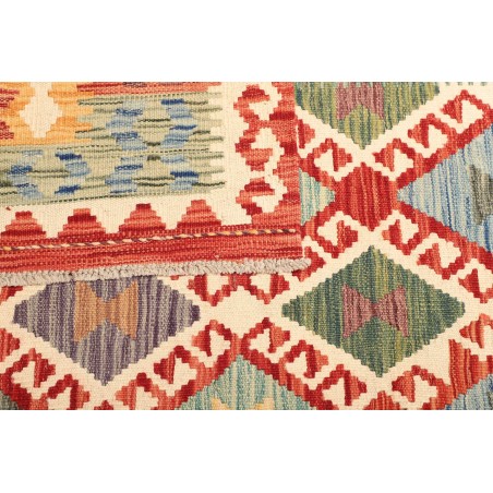Tappeto Kilim Afghanistan giallo arancione 199x298