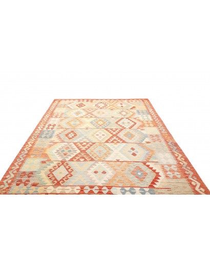Tappeto Kilim Afghanistan giallo 197x290