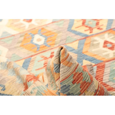 Tappeto Kilim Afghanistan bianco 197x293