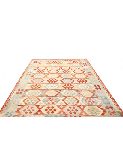 Tappeto Kilim Afghanistan bianco 197x291