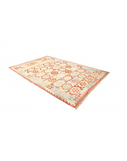 Tappeto Kilim Afghanistan bianco 197x291