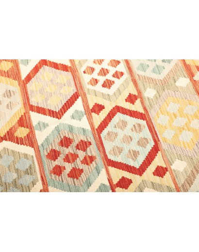 Tappeto Kilim Afghanistan bianco 197x291