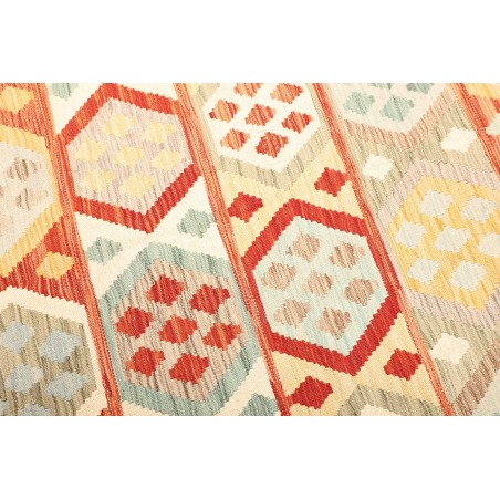 Tappeto Kilim Afghanistan bianco 197x291