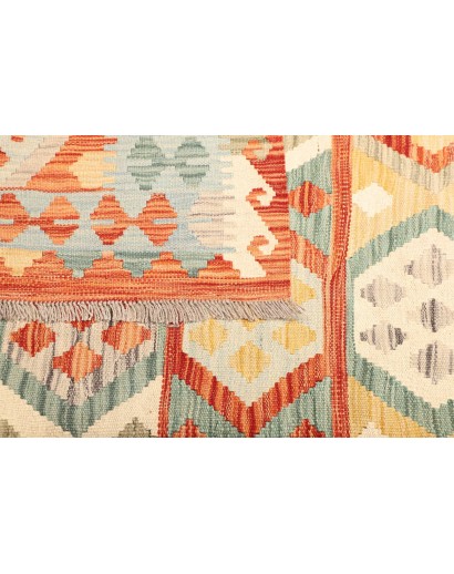 Tappeto Kilim Afghanistan bianco 197x291