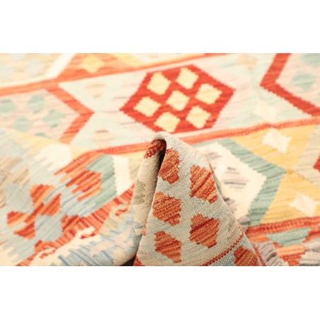 Tappeto Kilim Afghanistan bianco 197x291
