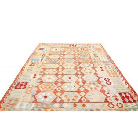 Tappeto Kilim Afghanistan bianco 205x298