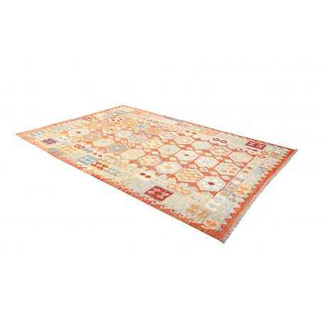 Tappeto Kilim Afghanistan bianco 205x298