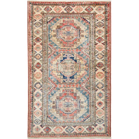 Tappeto Kazak Fine Pakistan marrone grigio 81x127