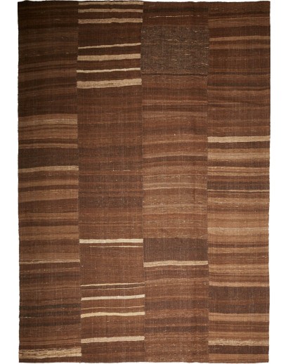 Tappeto Kilim Kavir Persia verde 262x373
