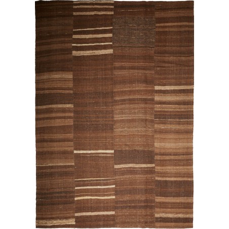 Tappeto Kilim Kavir Persia verde 262x373