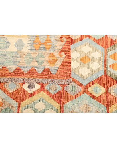 Tappeto Kilim Afghanistan bianco 205x298