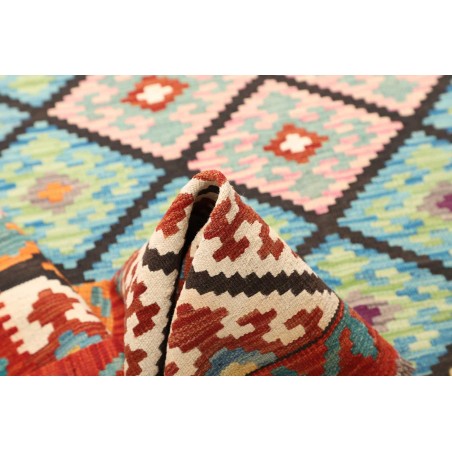 Tappeto Kilim Afghanistan bianco verde 208x293