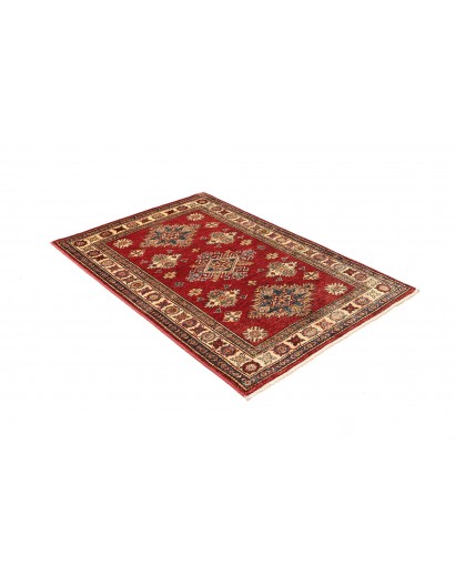 Tappeto Kazak Fine Pakistan marrone giallo 98x143