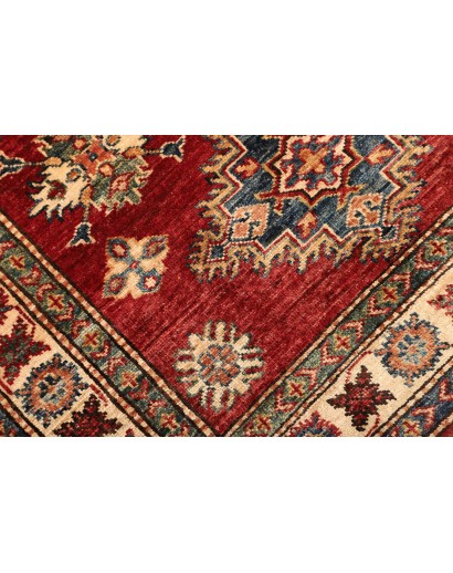 Tappeto Kazak Fine Pakistan marrone giallo 98x143