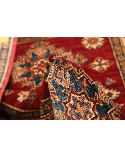 Tappeto Kazak Fine Pakistan marrone giallo 98x143
