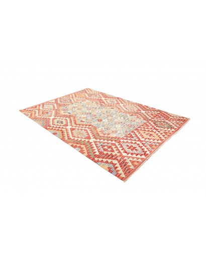 Tappeto Kilim Afghanistan giallo arancione 174x241