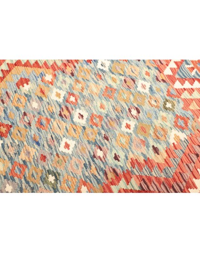 Tappeto Kilim Afghanistan giallo arancione 174x241