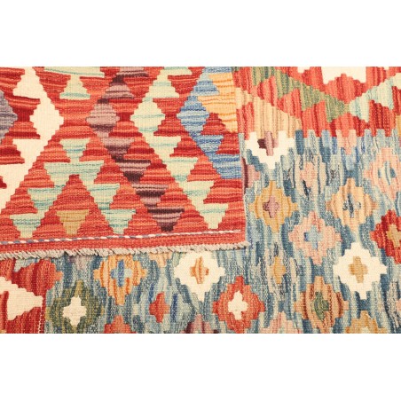 Tappeto Kilim Afghanistan giallo arancione 174x241
