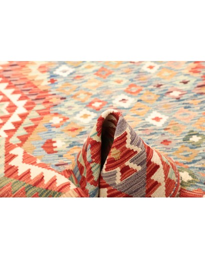 Tappeto Kilim Afghanistan giallo arancione 174x241