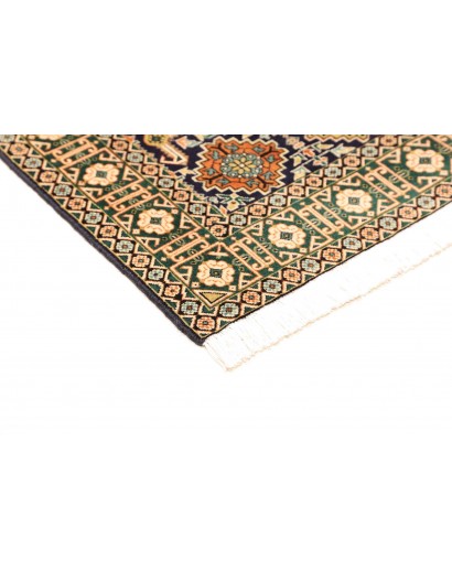 Tappeto Tabriz Persia grigio giallo 100x138