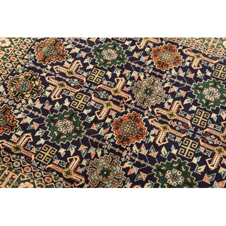 Tappeto Tabriz Persia grigio giallo 100x138