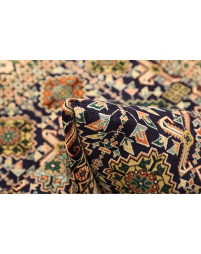 Tappeto Tabriz Persia grigio giallo 100x138
