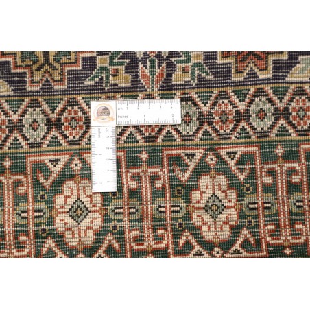 Tappeto Tabriz Persia grigio giallo 100x138