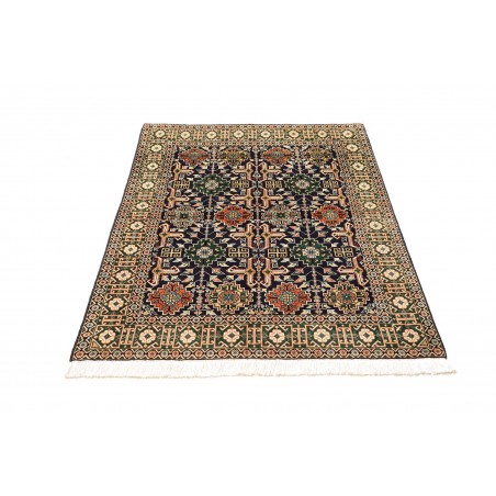 Tappeto Tabriz Persia grigio giallo 106x136