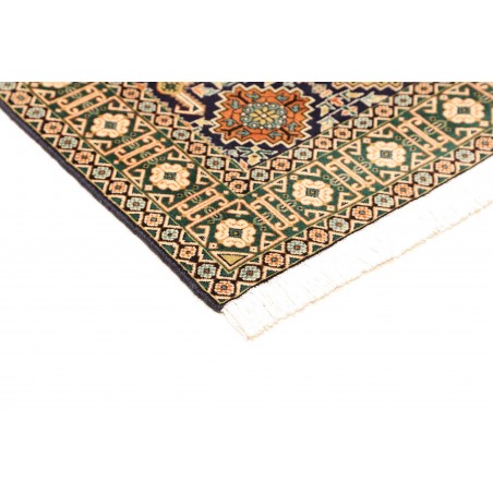 Tappeto Tabriz Persia grigio giallo 106x136