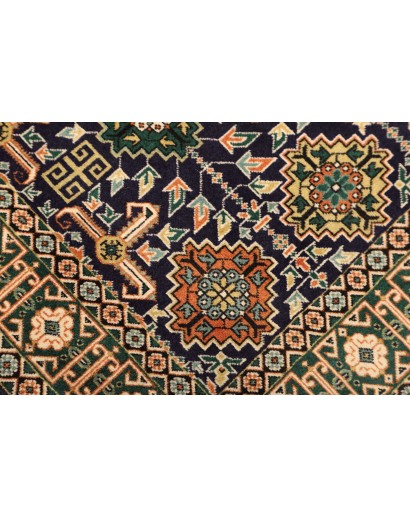 Tappeto Tabriz Persia grigio giallo 106x136