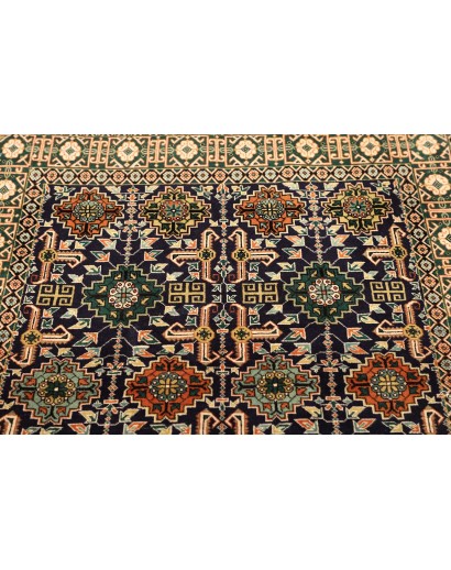 Tappeto Tabriz Persia grigio giallo 106x136