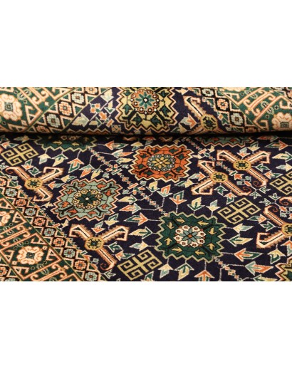 Tappeto Tabriz Persia grigio giallo 106x136