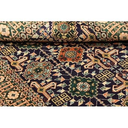 Tappeto Tabriz Persia grigio giallo 106x136