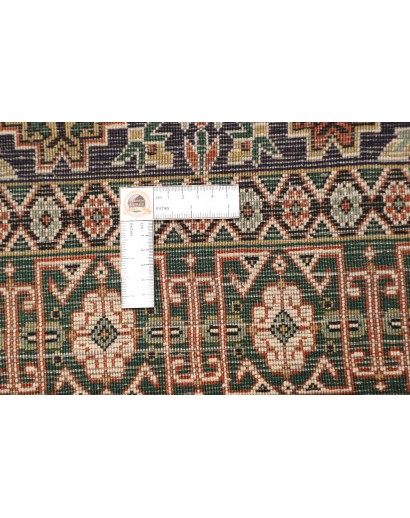 Tappeto Tabriz Persia grigio giallo 106x136